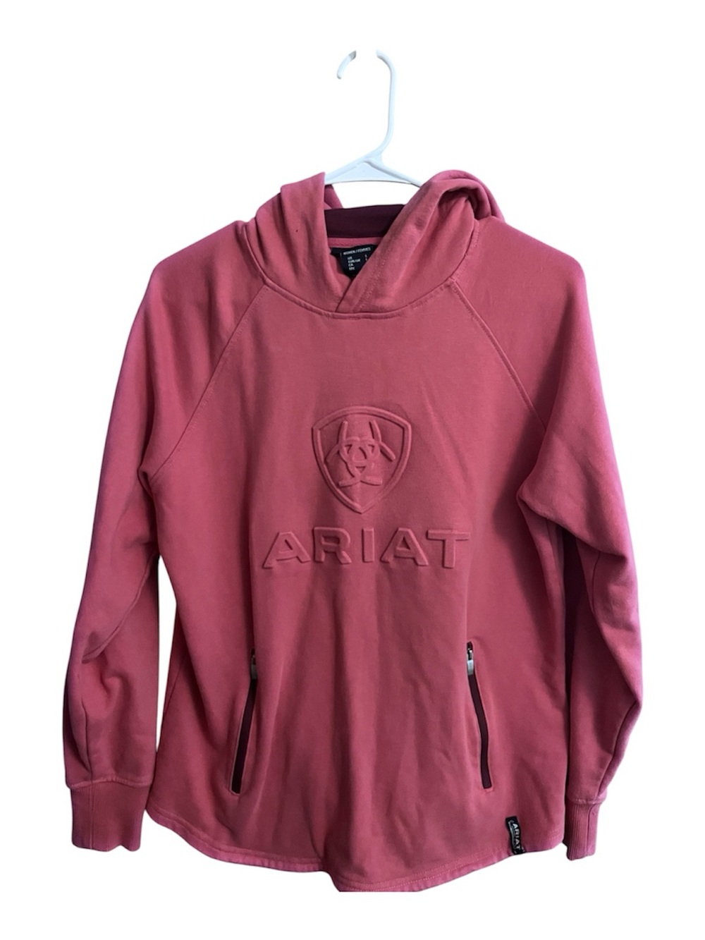 Ariat Embossed Logo Hoodie in Rose
